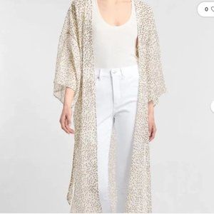NWT Express Cheetah print kimono